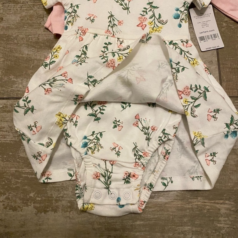 NWT Carter’s floral 2-piece set - Picture 5 of 12